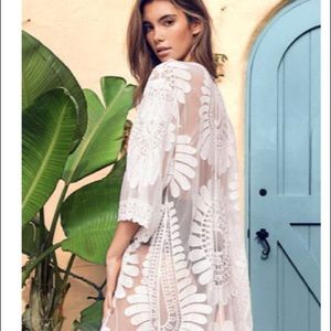 Cupshe Sea Party Embroidery Cover Up